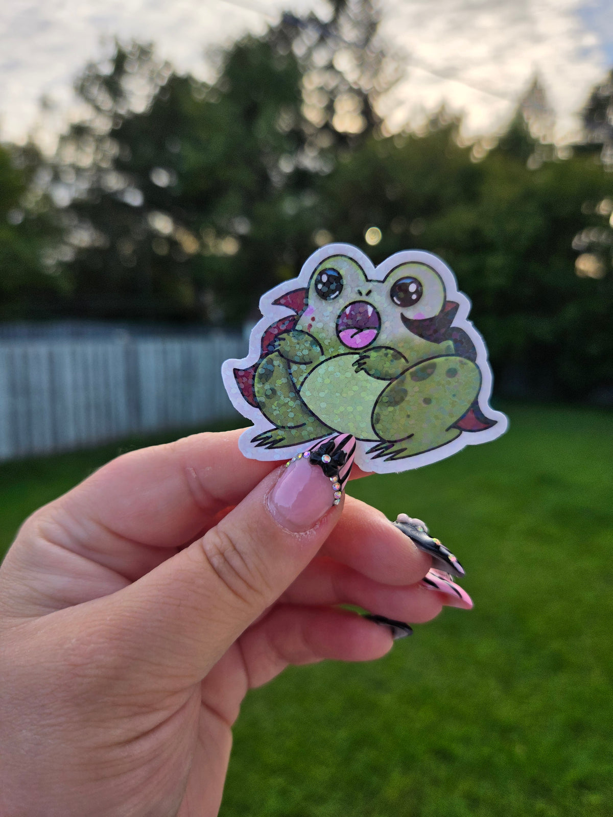 Count Frogula Sticker