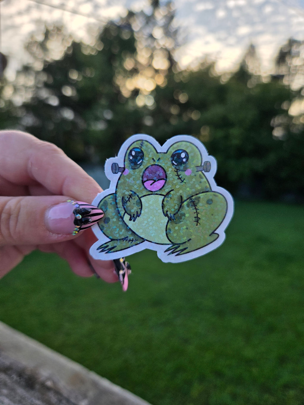 Froggenstein's Monster Sticker