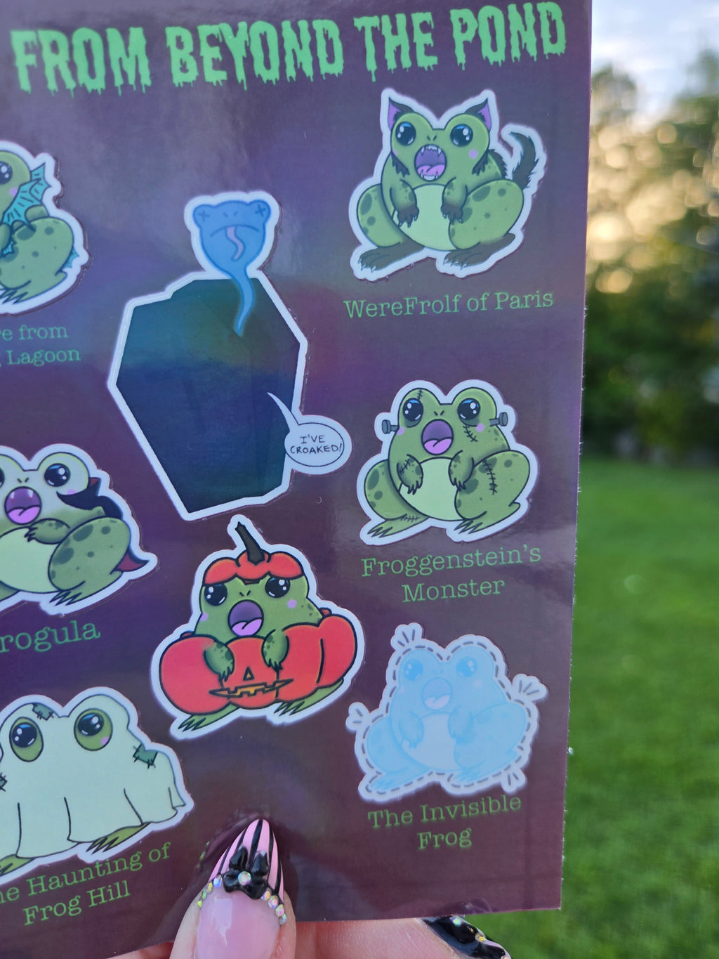 Tales From Beyond the Pond Sticker Sheet