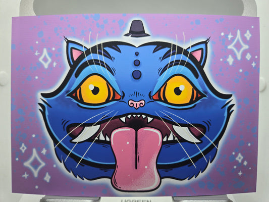 5 x 7 Print - Derpy Tiger