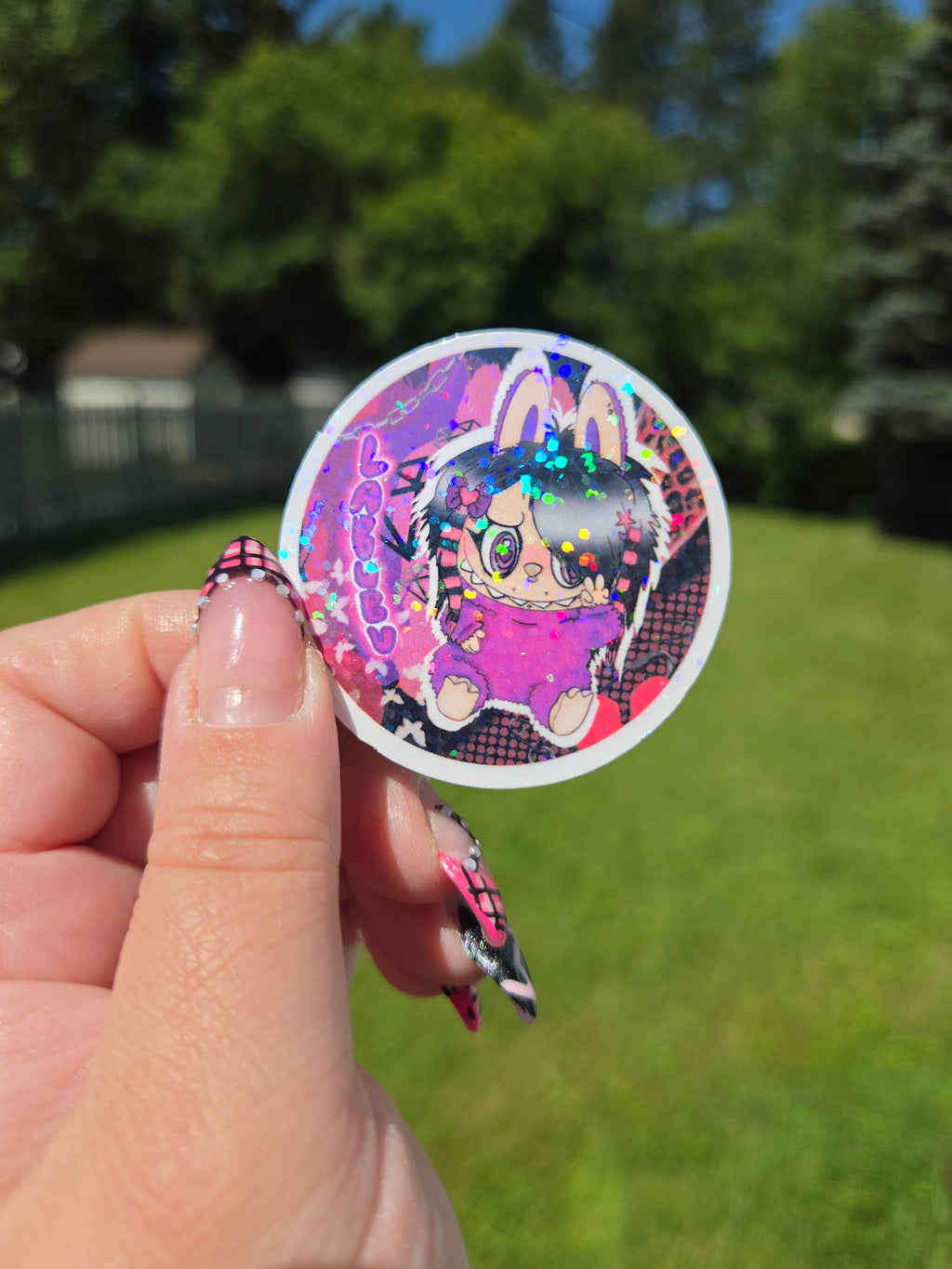 Scene Kid Monster Sticker