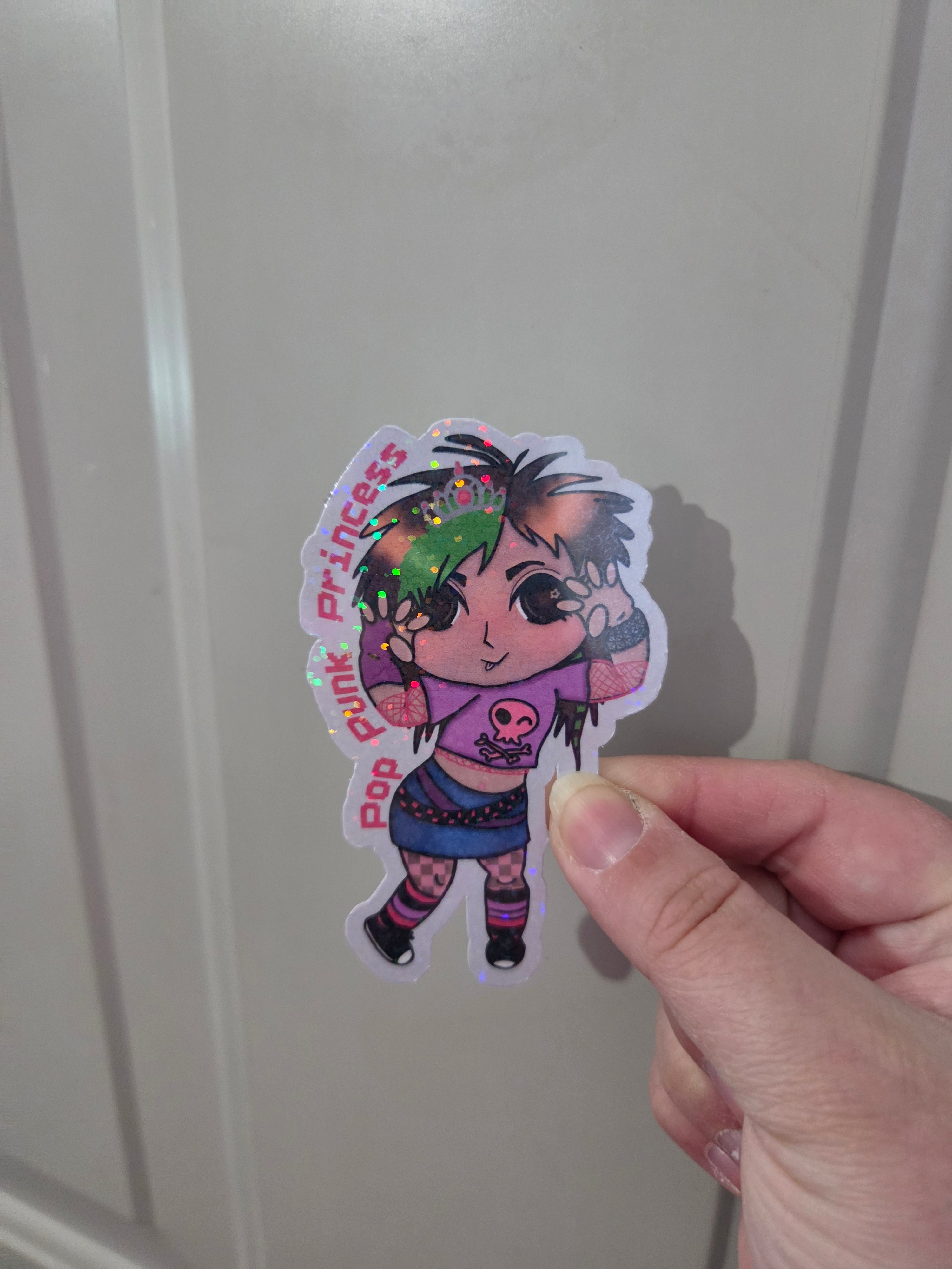 Pop Punk Princess Sticker