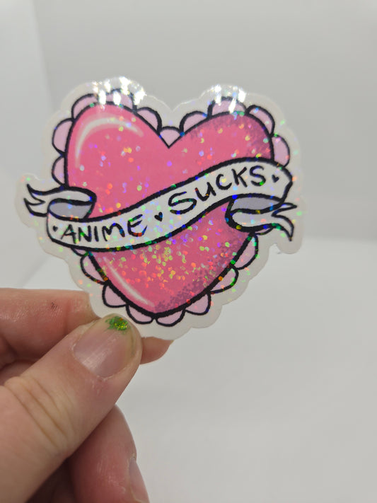Anime Sucks Sticker