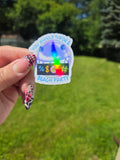 Beach Bubble Sticker
