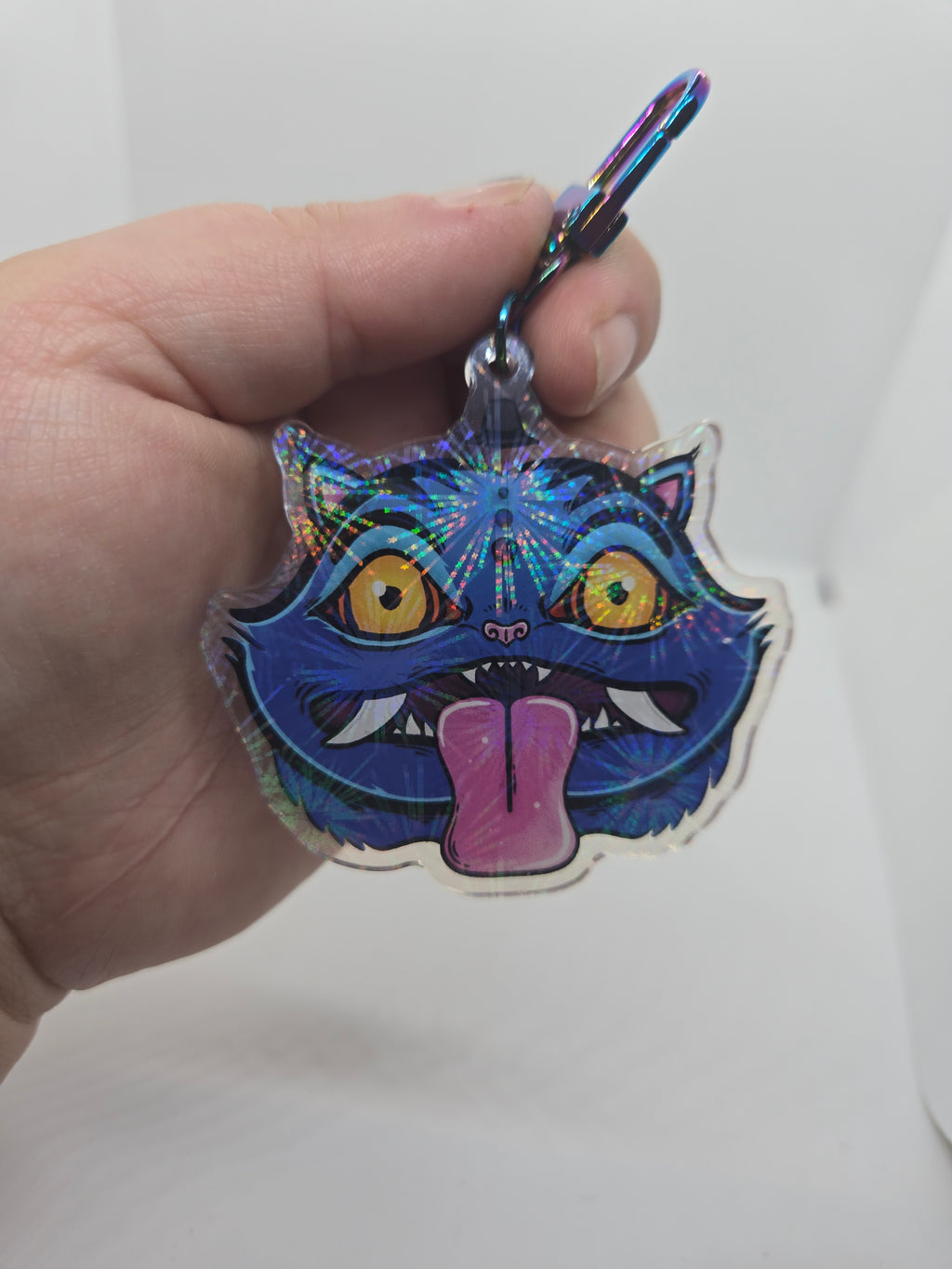 Derpy Tiger Keychain