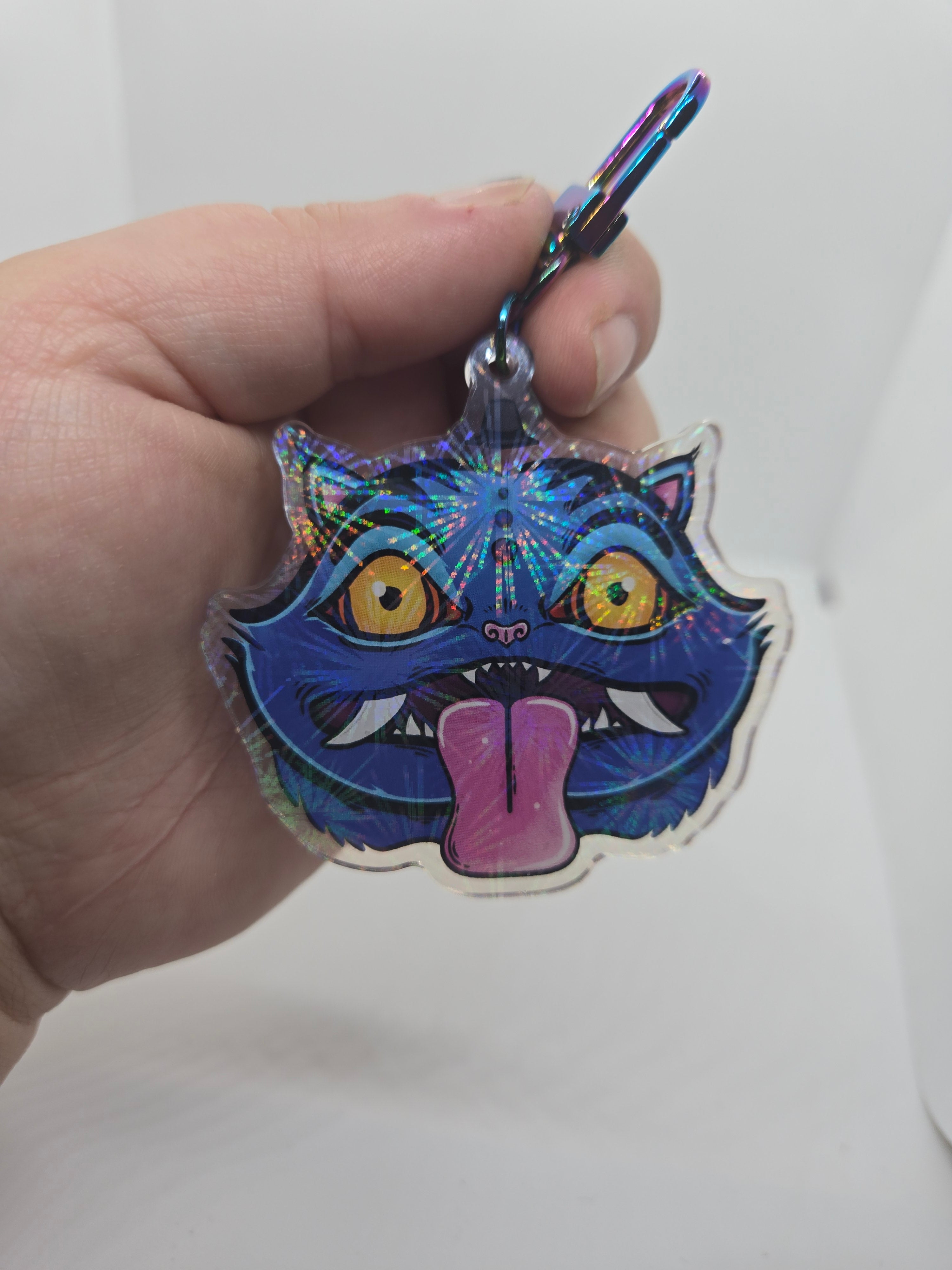 Derpy Tiger Keychain