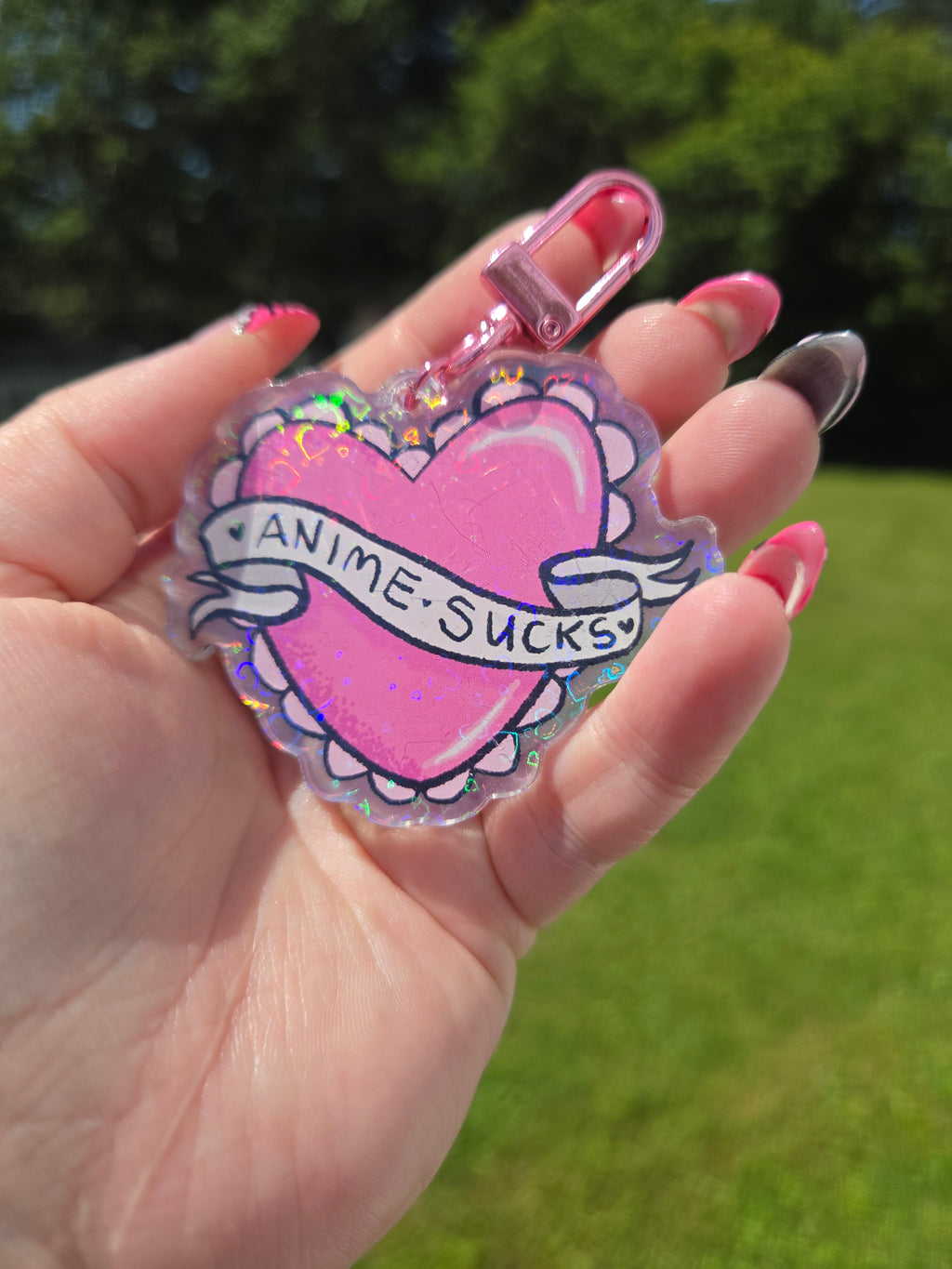 Anime Sucks Keychain