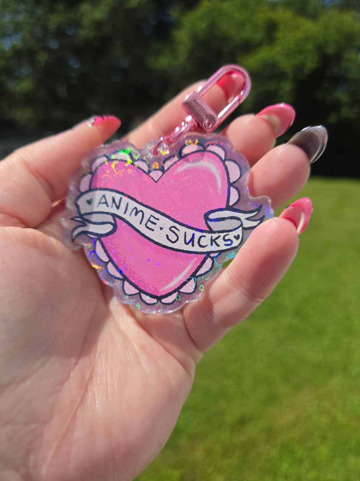 Anime Sucks Keychain