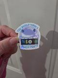 Beach Bubble Sticker