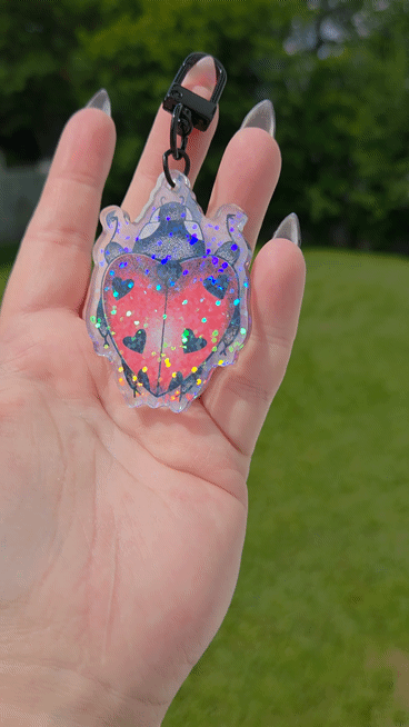 Lady Bug Keychain