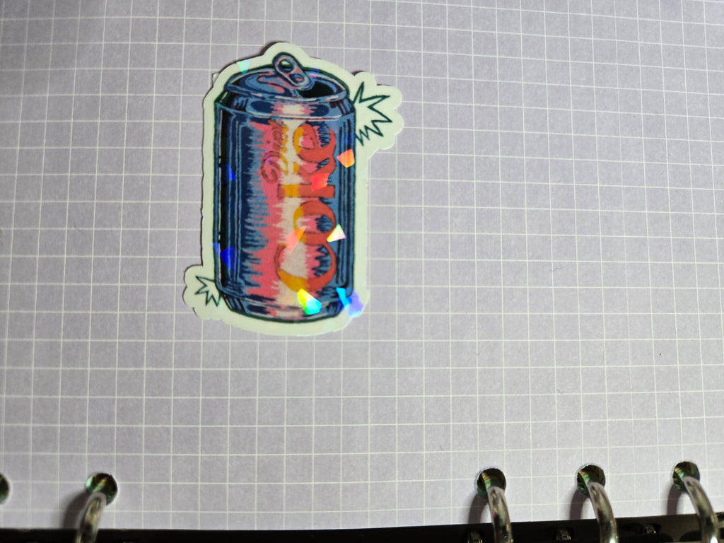 Pop-Art-Diät-Cola Sticker