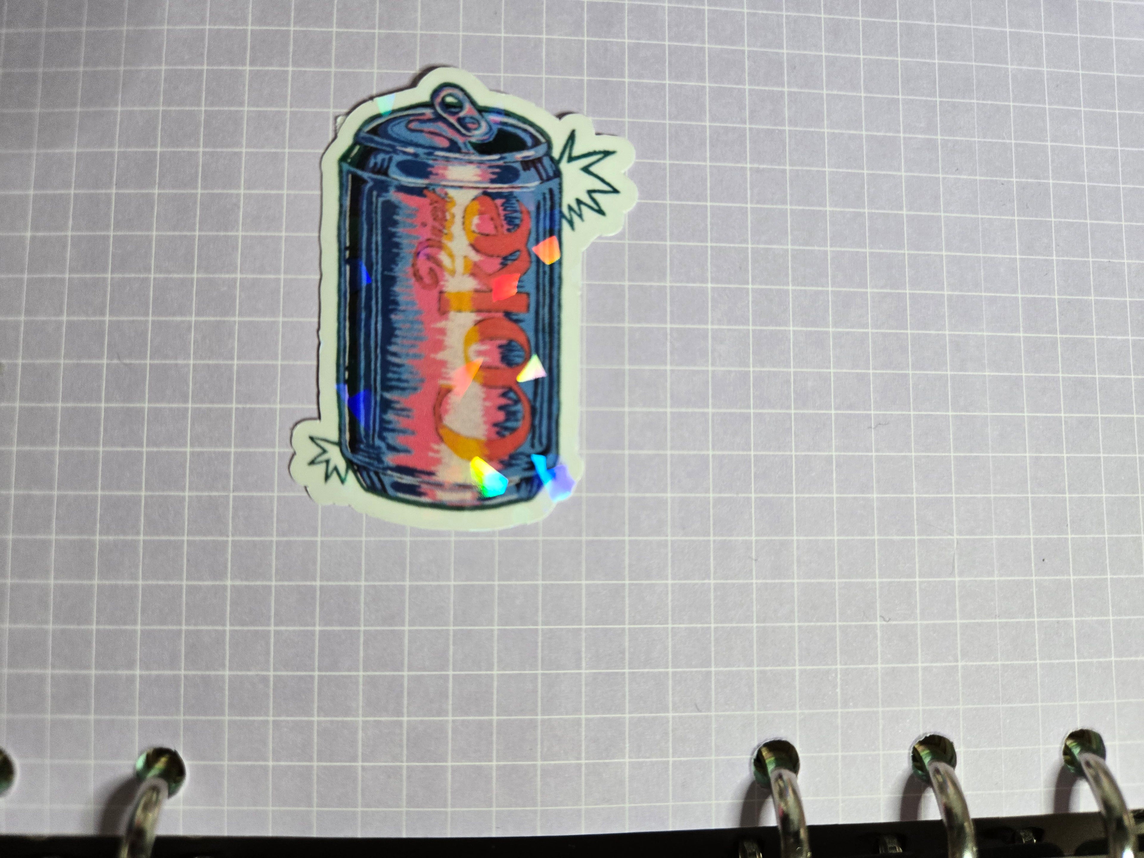 Pop-Art-Diät-Cola Sticker