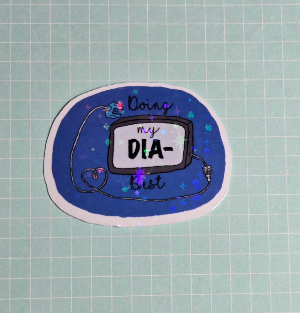 Diabesties Sticker 4-Pack