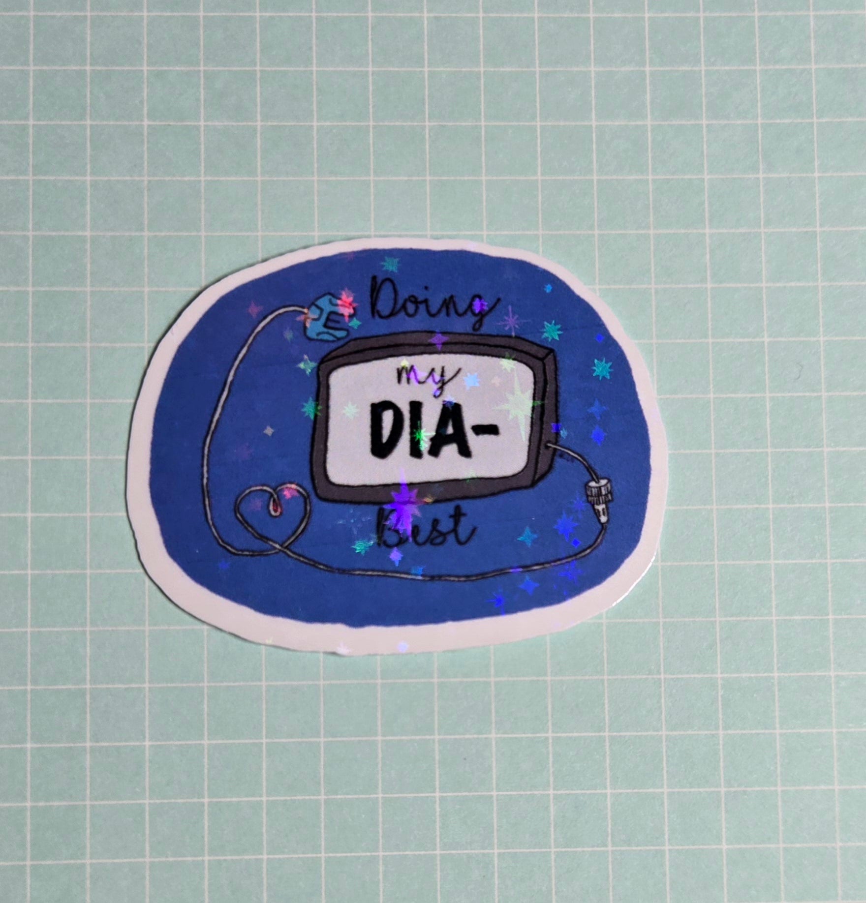 *IMPROVED* Dia-Best Water Resistant Sticker