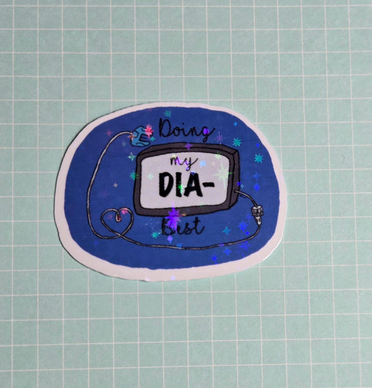 *IMPROVED* Dia-Best Water Resistant Sticker