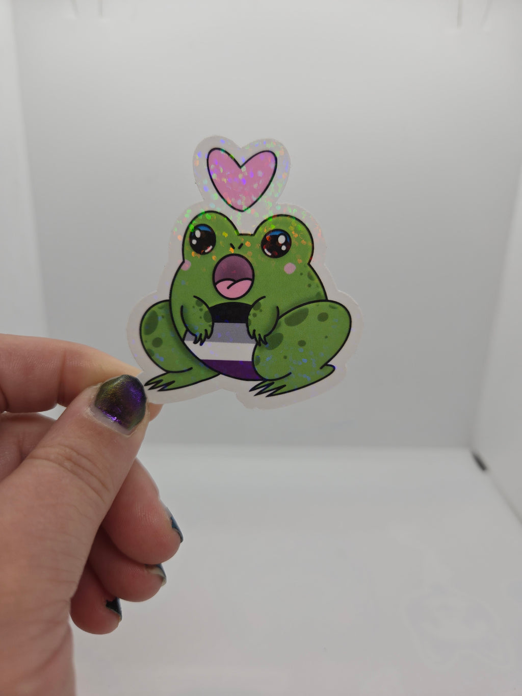 Gender and Sexuality Flag Frog Stickers