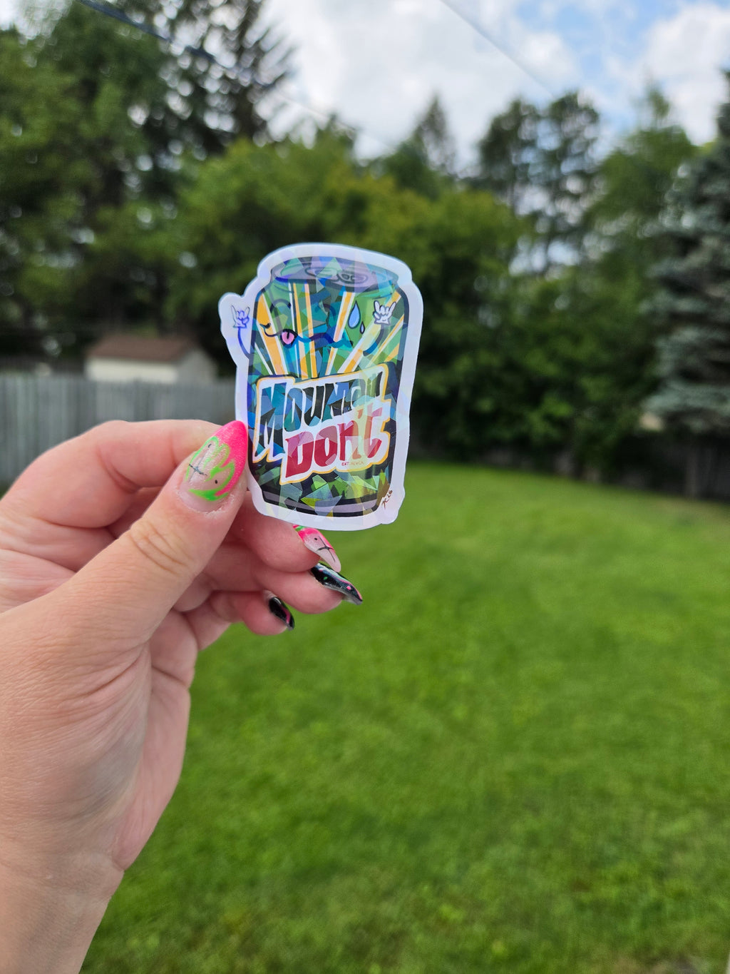 Mountain Don't Silly Soda Sticker