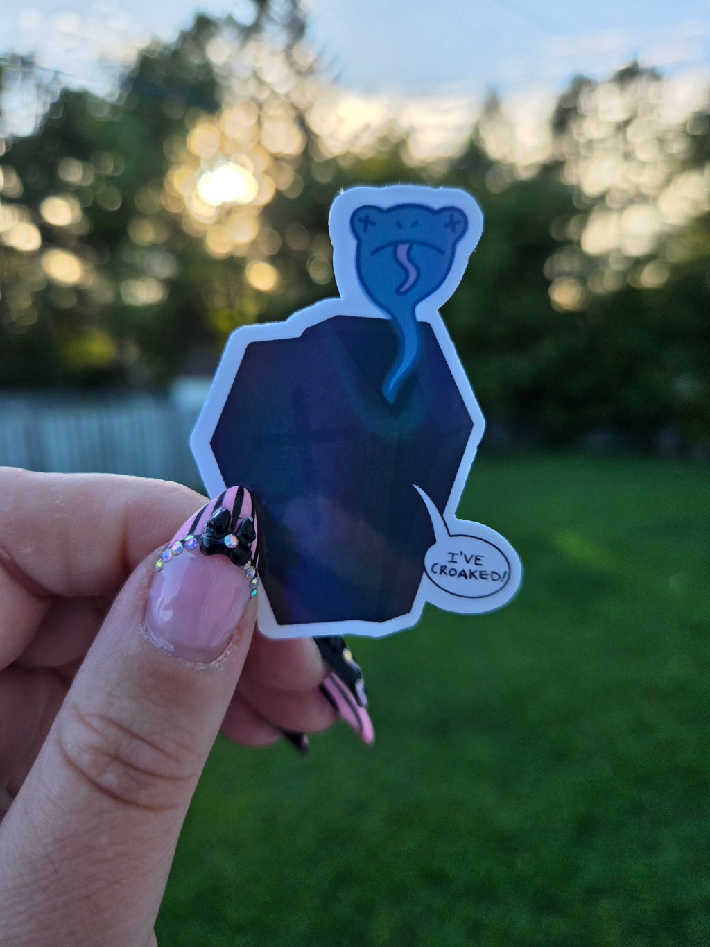 I've Croaked Coffin Sticker