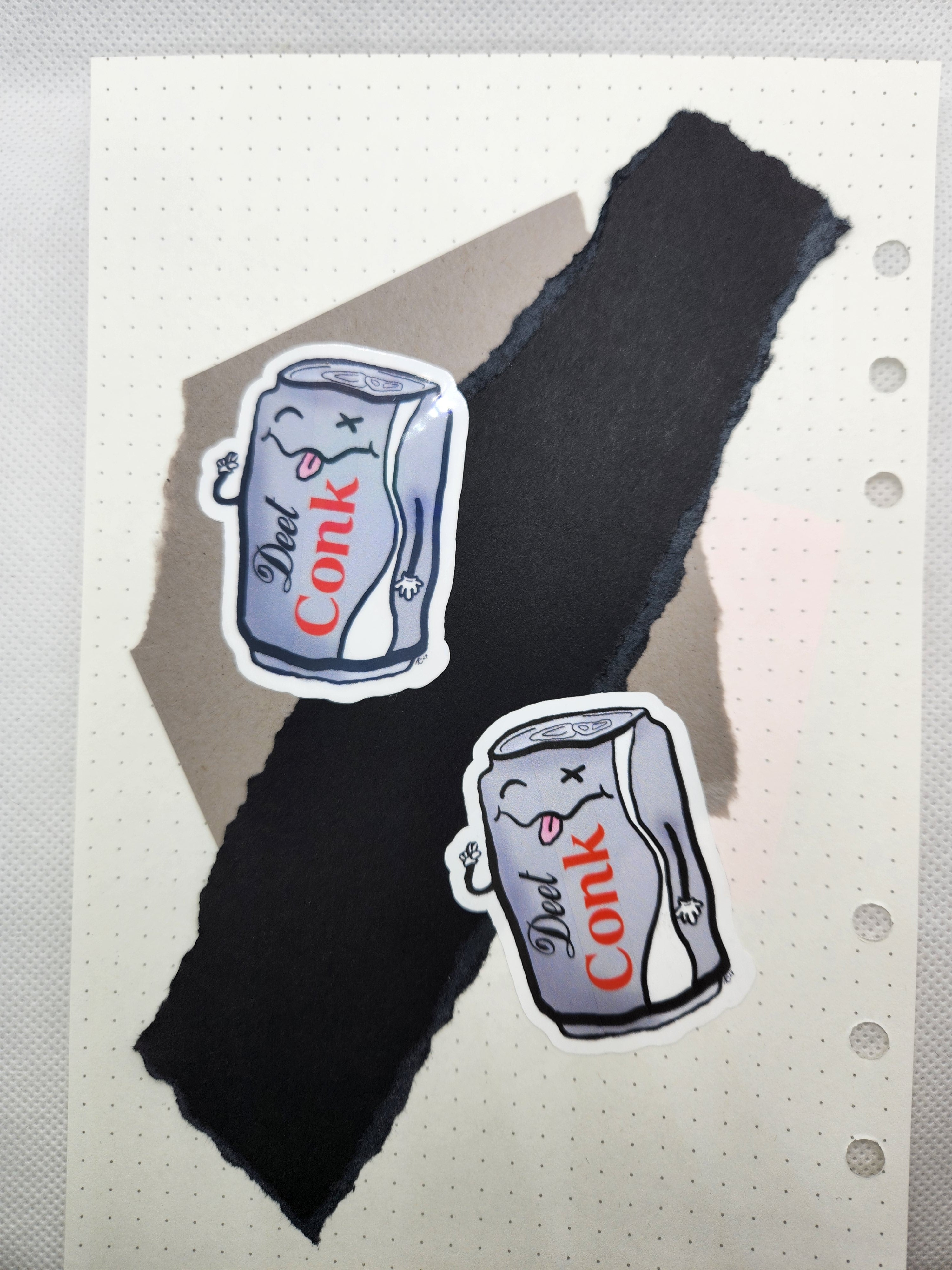 Deet Conk Silly Soda Sticker