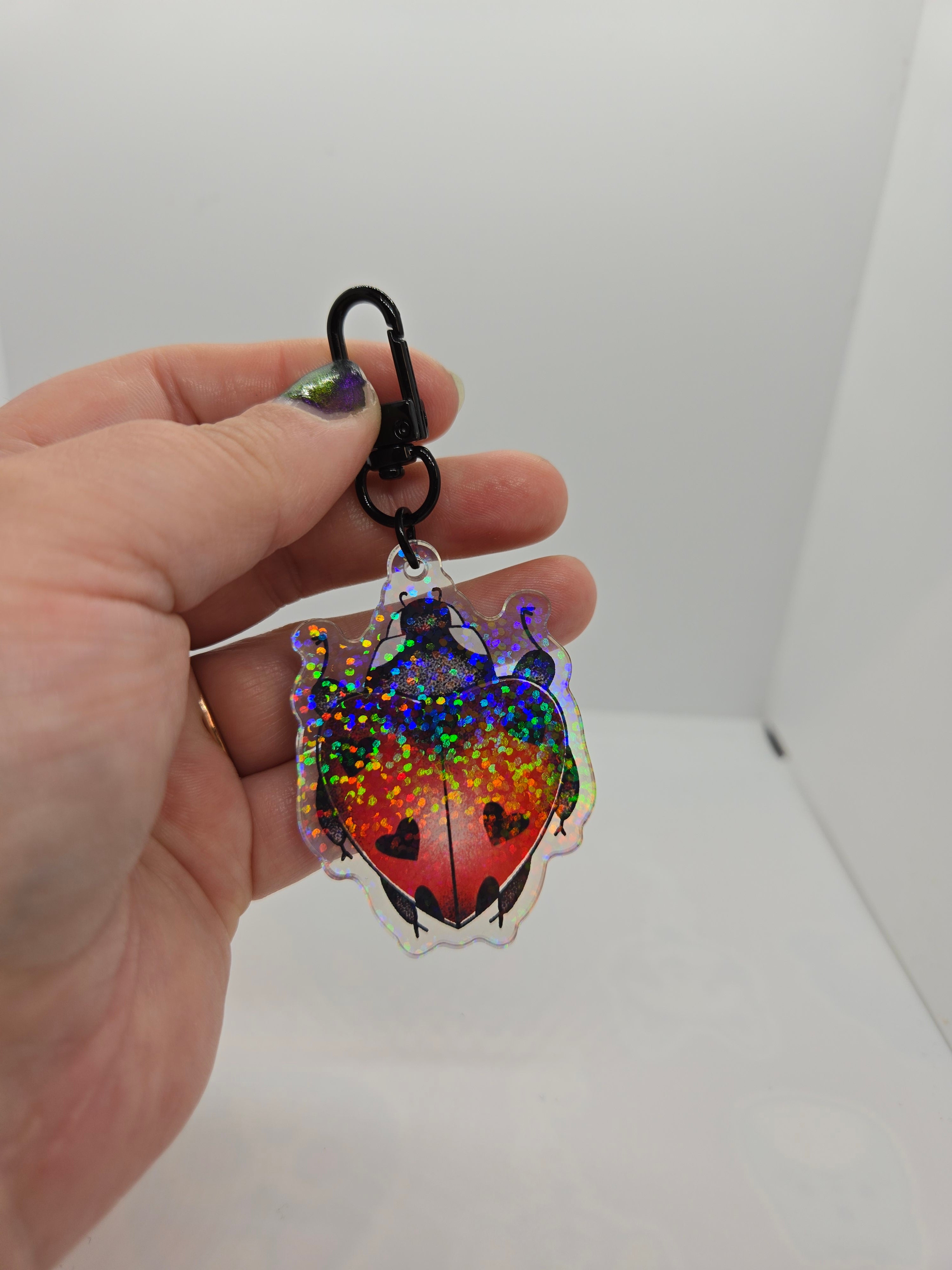 Lady Bug Keychain