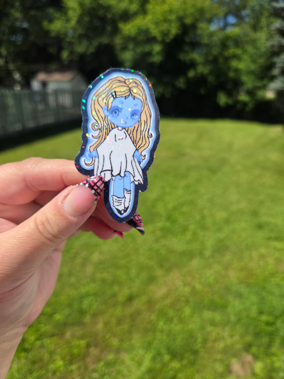 Ghost Girl Sticker
