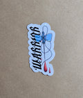 Warrior Needle Sticker