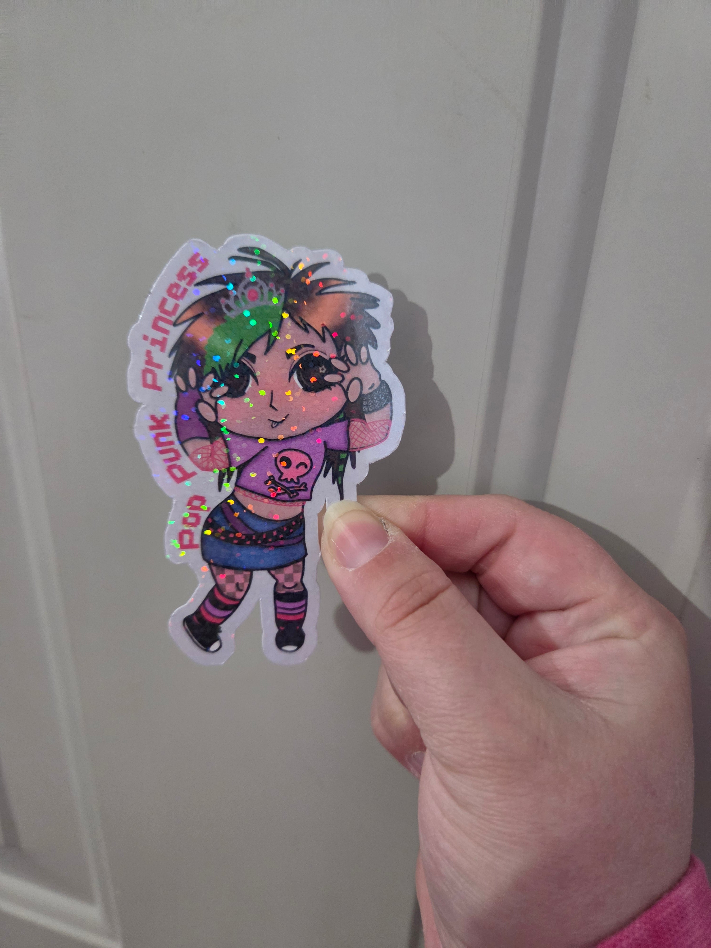 Pop Punk Princess Sticker