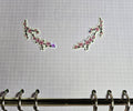 Set mit zwei Sakura-Zweig-Aufklebern