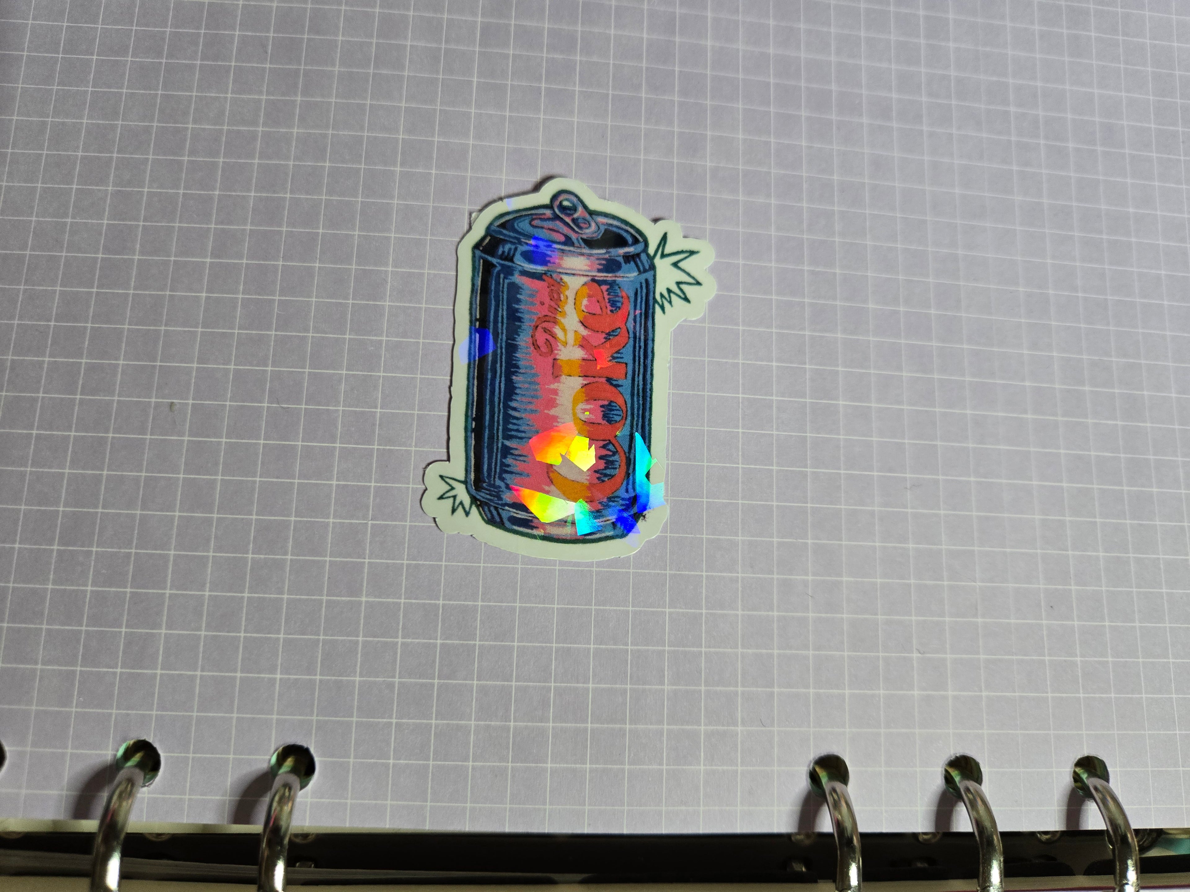 Pop-Art-Diät-Cola Sticker