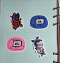Diabesties Sticker 4-Pack