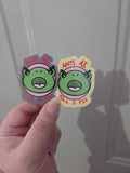 Anti Ai Frog Sticker