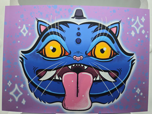 5 x 7 Print - Derpy Tiger