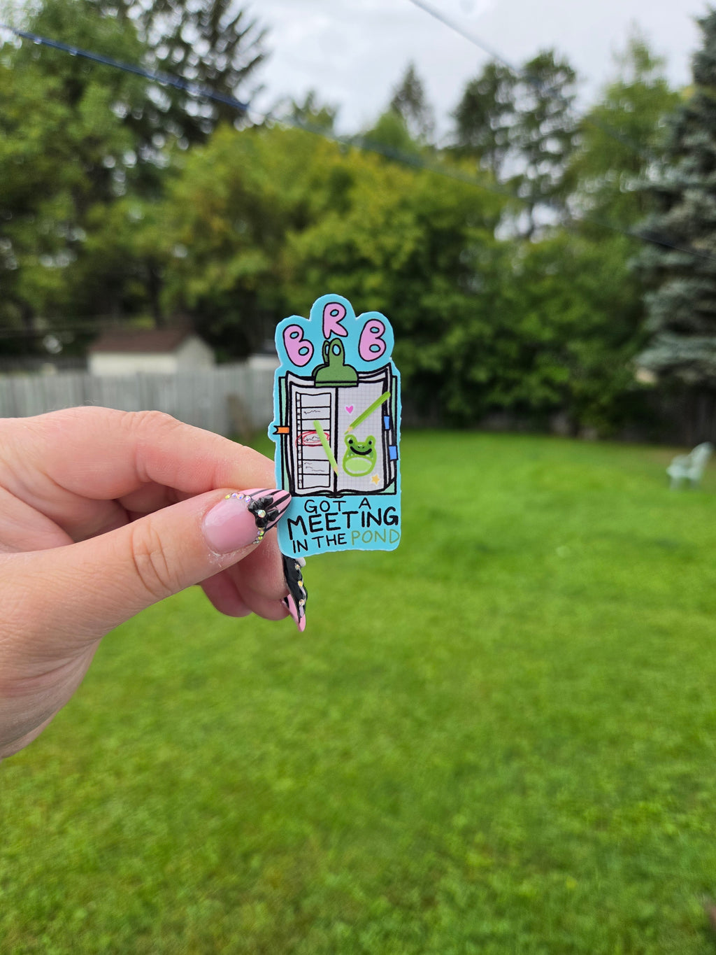 Pond Meeting Planner Sticker