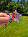 Starry Owl Sticker
