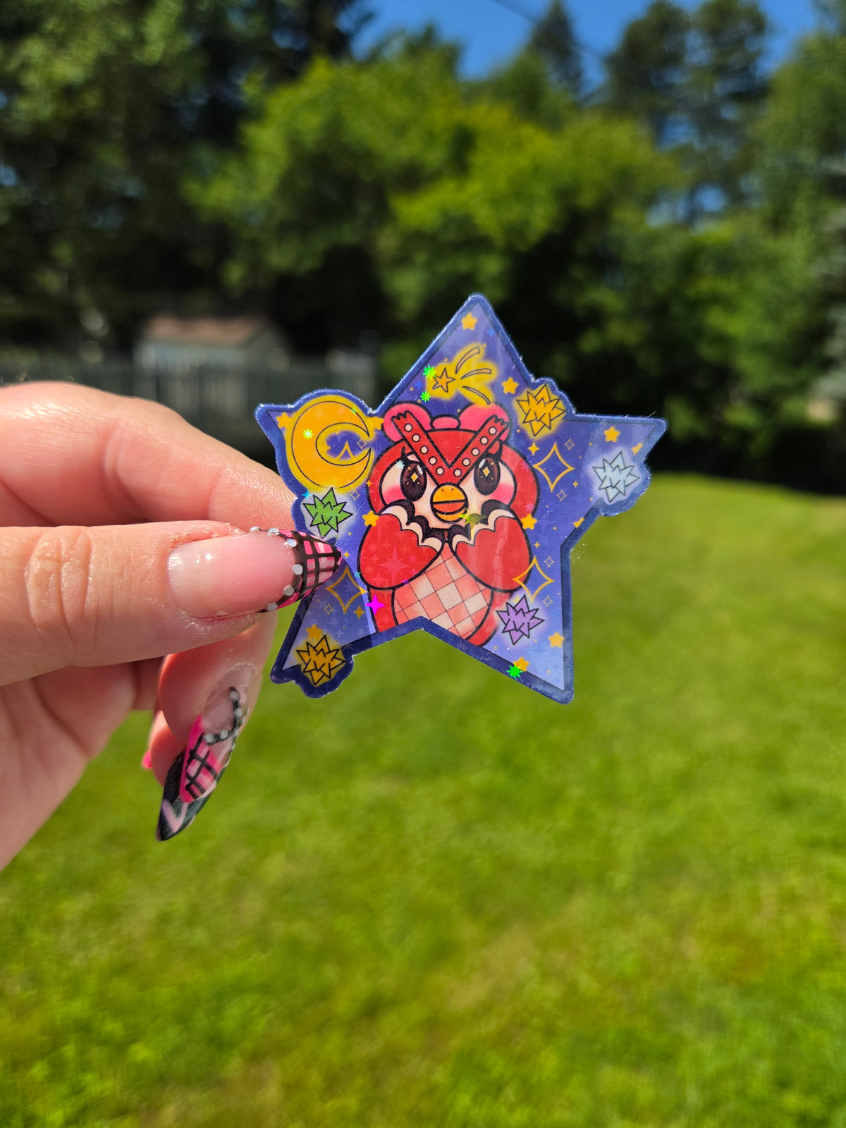 Starry Owl Sticker