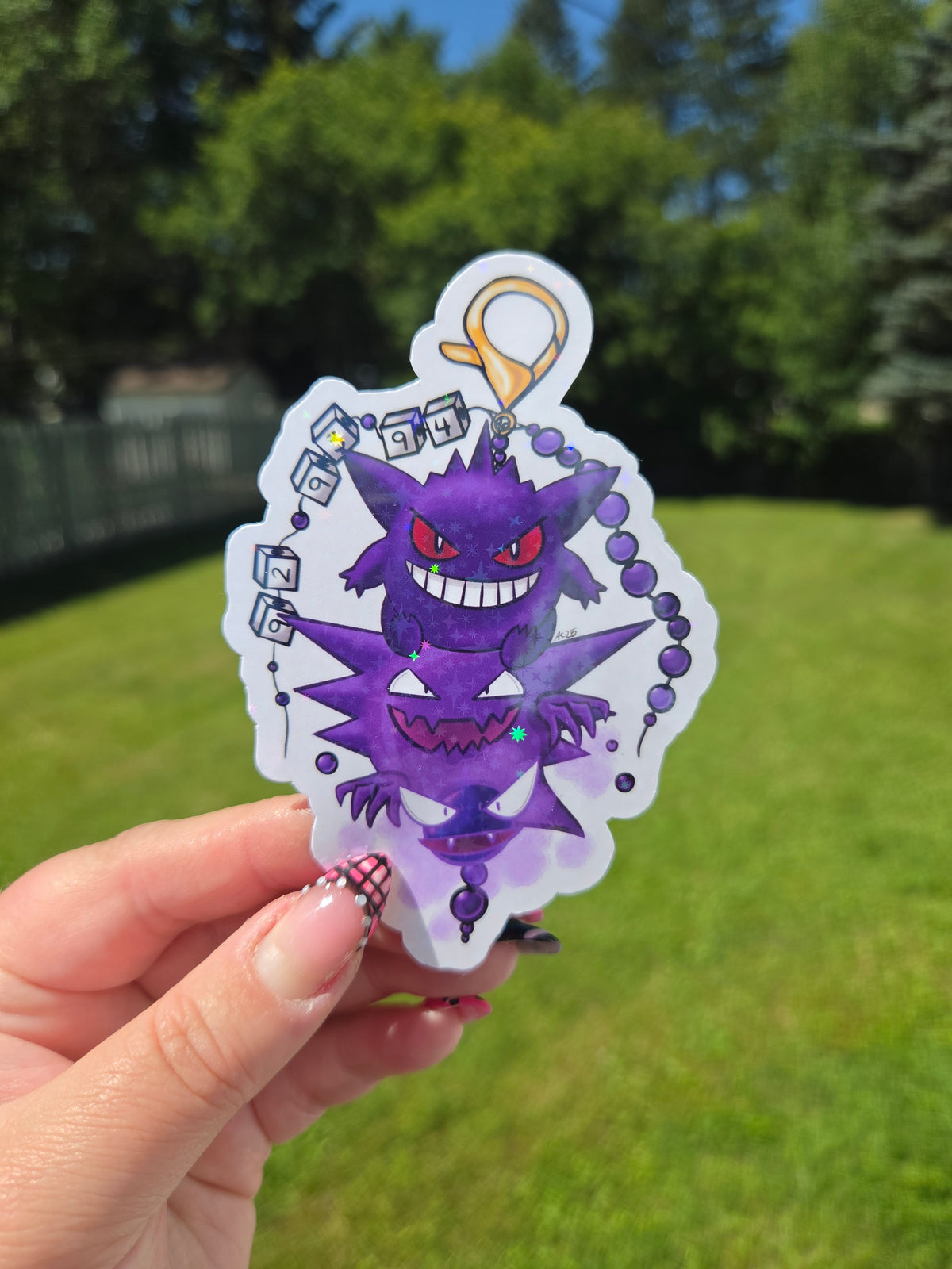 Ghost Pocket Monsters Sticker