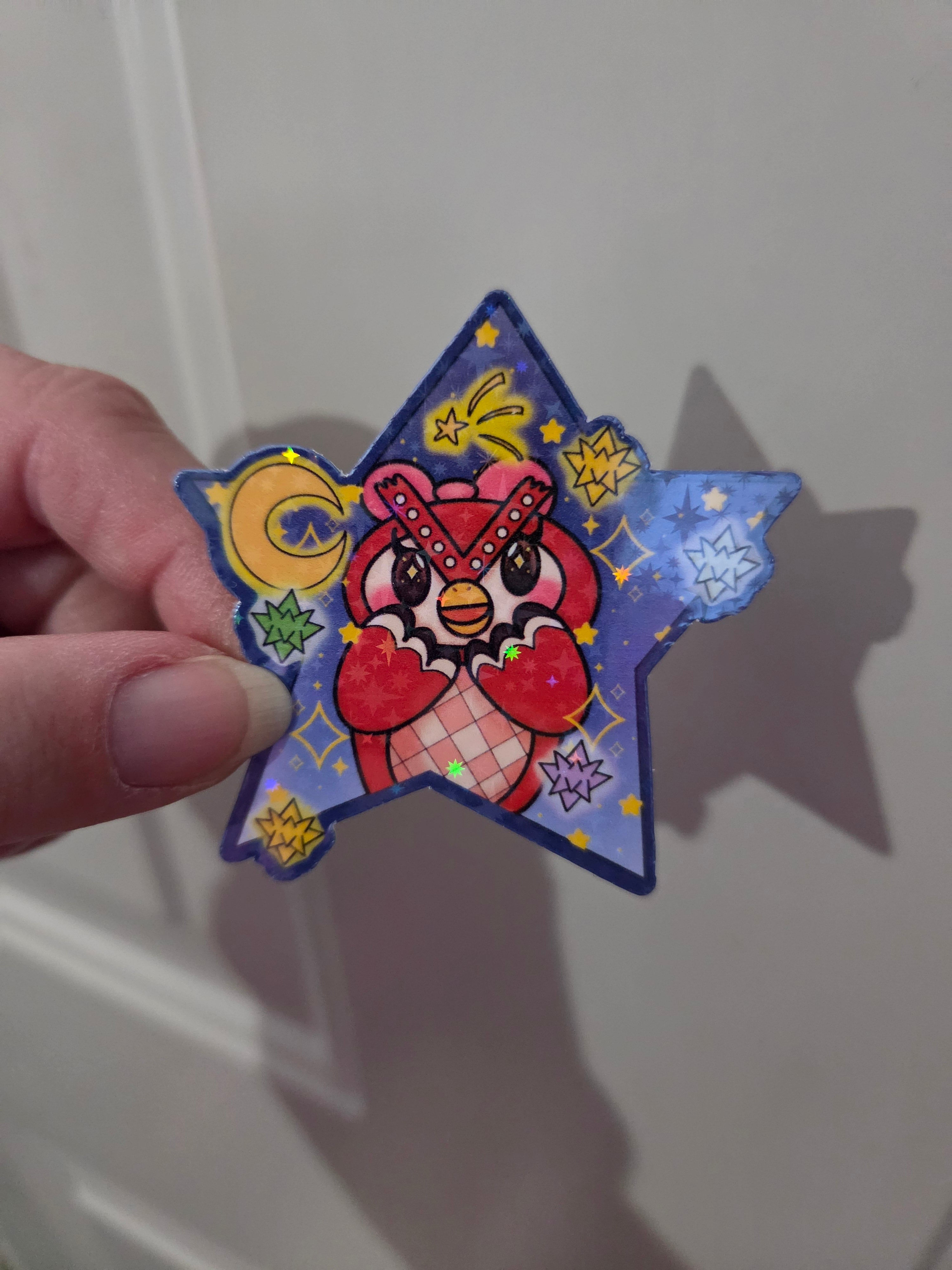 Starry Owl Sticker
