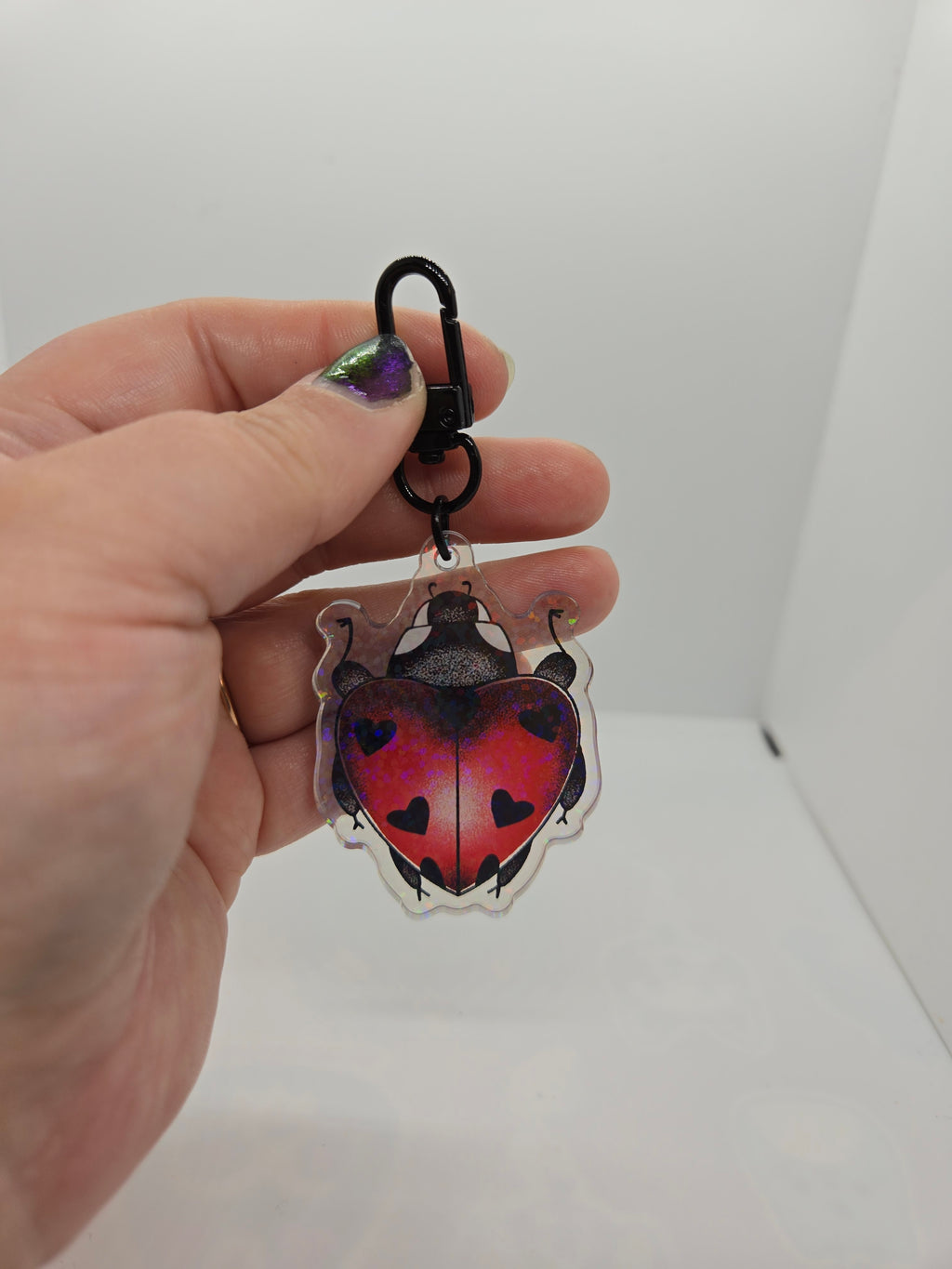 Lady Bug Keychain