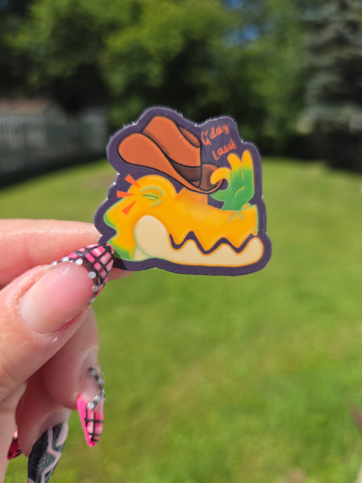 Gummy Gator Sticker