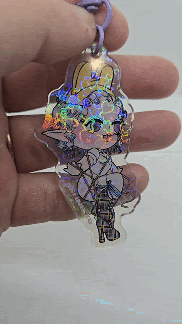 Smoochie Girl Keychain